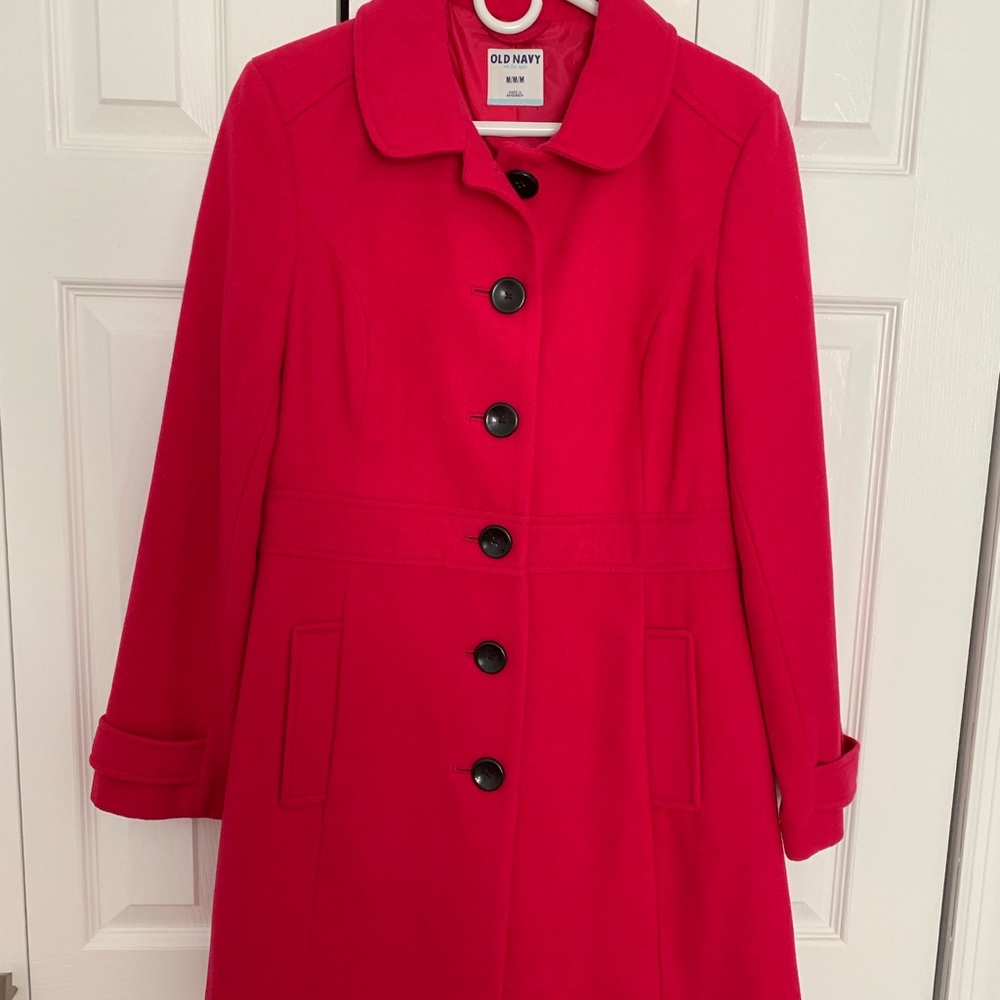 🆕Pink Peacoat size M NWOT